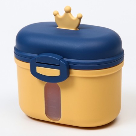 Container for storing baby food "Crown", 240 gr., In a bag, color yellow