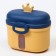Container for storing baby food "Crown", 240 gr., In a bag, color yellow
