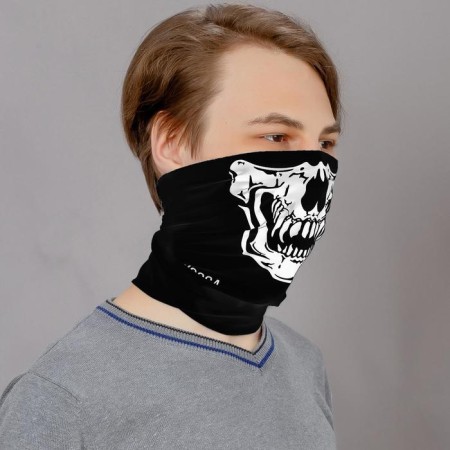 Lucosa Silk Black Skull, P-019/1 bandan-1