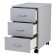 Tumbling with boxes on wheels Polini Kids Mirum, gray color, 40x55 cm