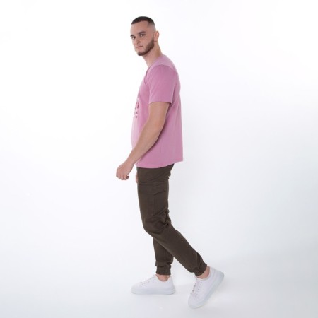 Joggers male, Khaki color, size 38 (58)-5