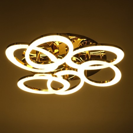 Causteen with PDU "Mons" 6xled 285W 3000-6000k gold 97x97x15 cm-3