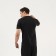 Male T -shirt, basic, size m (48), black color