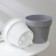 Kashpo for flowers with an insert "Porto", 2.4 l, color gray color