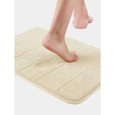Bathroom mat with the memory effect of Savanna Memory Foam, 50 × 80 cm, beige color-11