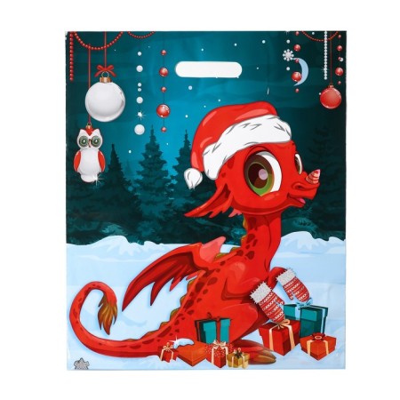 Package "Beautiful Dragon", polyethylene with a cut pen, 45 x 38 cm, 60 μm