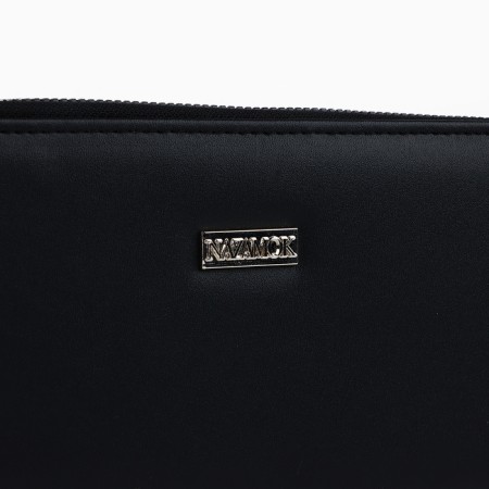 Nazamok wallet, 19x9.5x2 cm, leatherette, black color-4
