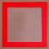 Paspartt frame size 24 × 24, transparent sheet, adhesive tape, red color