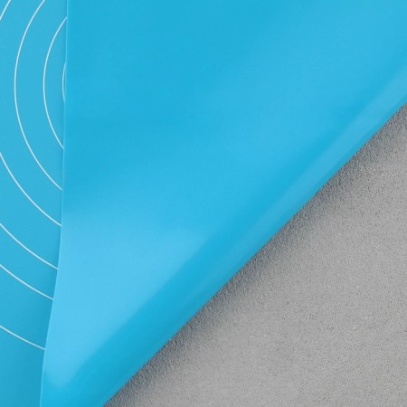 Silicone rug for baking "Pizza dough", 50 x 40 cm, blue color-3
