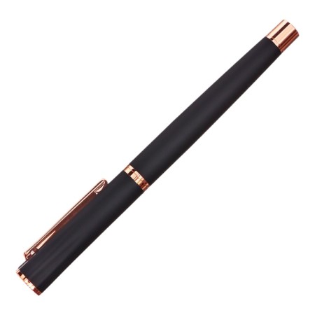 Handle Gift Roller in the leatherette case Case Softach Black/Gold Corps-1
