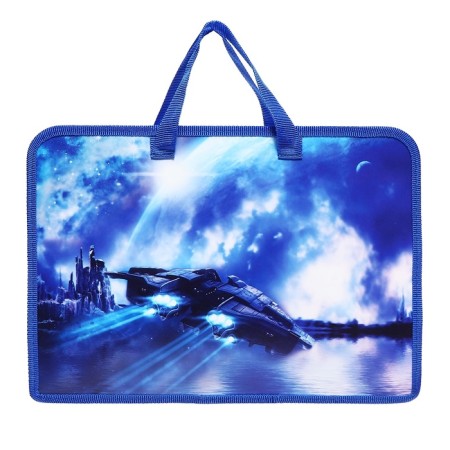 Folder with A4 handles, 340 x 245 x 75 mm, plastic, pens, Calligrata PT-14 "Starlet"-2