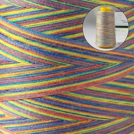 Multicolor threads 40/2, 3000 yard, colorful color-1