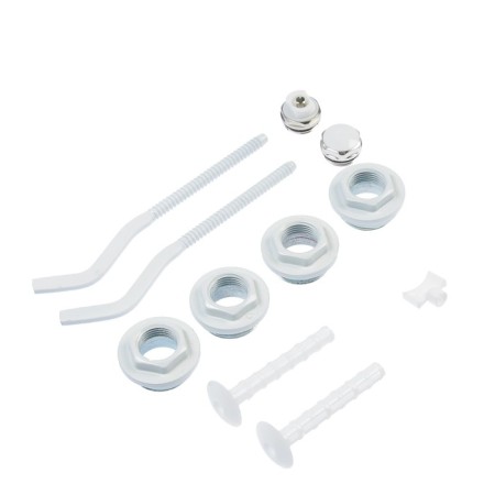 A set for connecting the radiator OTMO, 1 x 1/2 ", with two brackets, in a blister-1