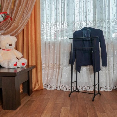 Costume hanger "Style", 47 × 34.8 × 108 cm, black color-5