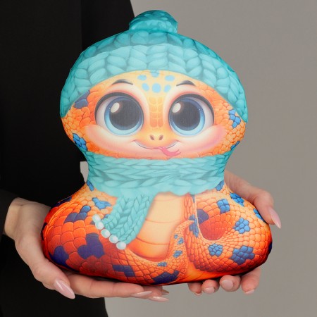New Year. Anti -stress toy "Snake spotted in a hat"-1
