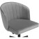 Computer chair Dani Metal/velor, black/dark gray 62x62x80 cm