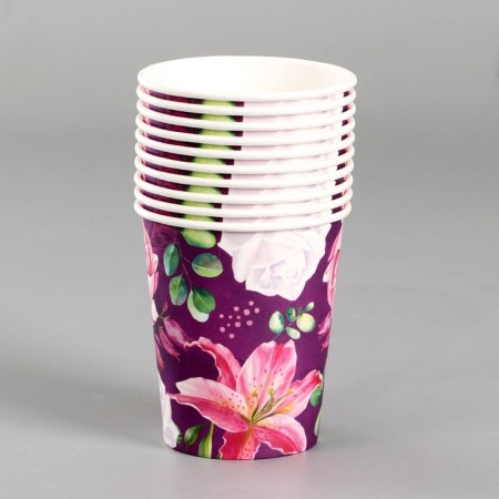 Single -paper glass "flowers", 250 ml-2