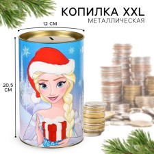 Piggy bank for the New Year, 12x12x20.5 cm, cold heart