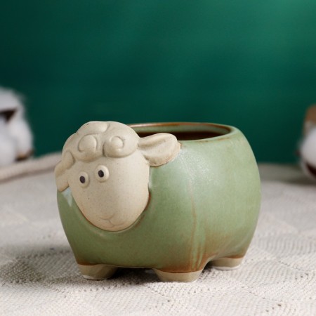 Pot "Lucky Sheep" 11x9x8cm-1