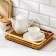 Ferra tray, 30 × 20 cm, brown-golden color