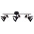 3 lamps black