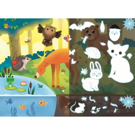 Puzzle with a flashlight "On the forest edge", 63 details-7