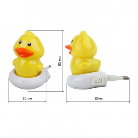 Non-ladder LED NN-609-SW-Y into a socket with a switch, yellow color-3