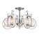 Simone 5x40W E14 ceiling chandelier, chrome 73.9x73.9x40.9 cm