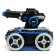 Radio controlled tank Moka shoots gel bullets, blue color