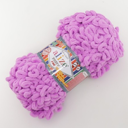 Yarn "Puffy Fine" 100% micropoliester 14.5m/100g (378 orchids)-1