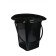 Bucket-loop, h = 39 cm, 17 l, removable chair, black