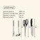 Maclay picnic set: board, 2 shoulder blades, scissors, ladle, fork, knife