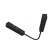 Corner power connector for the track system Technical TRA034CPC-42B-15, 33x1.7x1.8 cm, black color is black