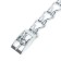 Metal collar with eco -leather insert, 60 cm x 3 mm