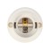Plastic wall cartridge E27 inclined, white with rexant label