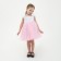 Dress elegant children's KAFTAN, p. 30 (98-104 cm), white/pink