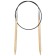 Circular knitting needles, bamboo, 6.0 mm/60cm, 1 pc