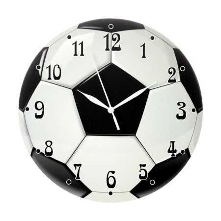 Watch wall interior "football", silent, d-24 cm