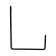 Holder wall, universal, 140x110x50x20, black color