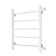 Water towel "Sanprise" Aurora P5, 400x600 mm, side connector., White matte