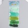 Round beads 8/0 "Freshness" 5 colors x 10 g 20x8x0.7 cm