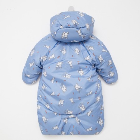 Envelope with handles (with a loop for car seats), blue color, height 68 cm-4