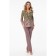 Female blouse, size 42, beige color, green