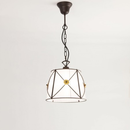 Suspended Citilux “Dresden” CL409212, 28x28x40 cm, 1x100W, e27, brown color-5