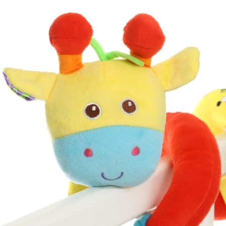 Stretching - spiral with toys arc on a stroller / crib for babies 0+ "Girafics", crush me-10