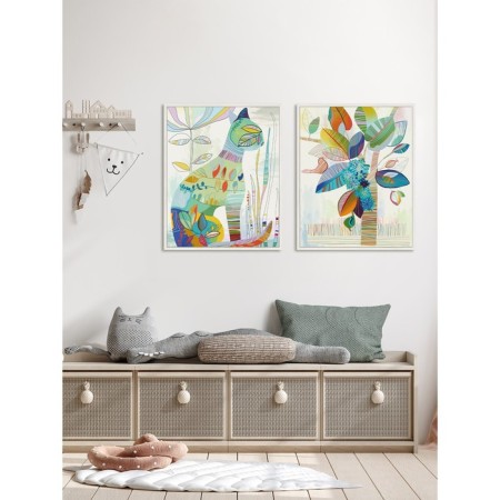 Reproduction of the painting "Flory. No. 2 ”, 50x65, frame (20-001d)-5