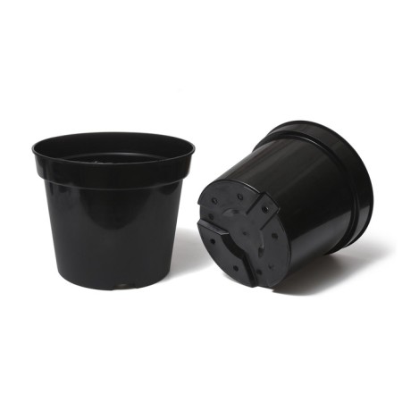 Pot for seedlings, 20 l, d = 35.5 cm, h = 30.5 cm, black, Greengo-7