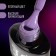 Neon nail polish gel, 3 phase, 8 ml, led/uv, purple color (36)