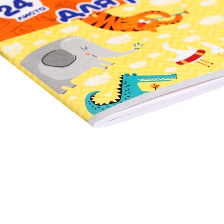 Album for drawing A5, 24 sheets on the clip Calligrata, paper cover, block 100 g/m2-2