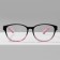 Ready glasses GA0672 (color: C2 black, pink; diopter: + 3.5; tint: no)